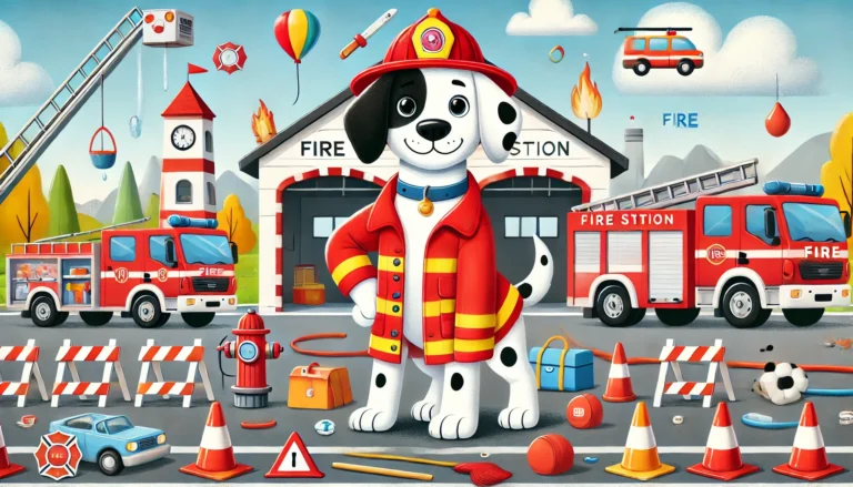 Marshall from Paw Patrol: The Brave Firefighter Pup