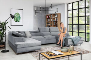 Spacious U-Shape Recliner Sofa: Comfort Meets Style