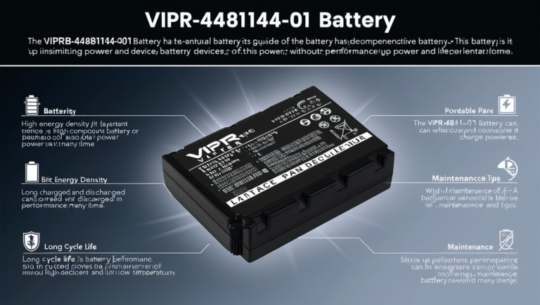 The Ultimate Guide to the VIPRB-448114-01 Battery: What You Need to Know